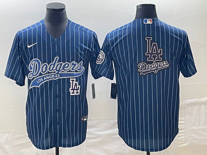 Men's Los Angeles Dodgers Blue Team Big Logo With Patch Cool Base Stitched Baseball Jersey Men's Los Angeles Dodgers Blue Team Big Logo With Patch Cool Base Stitched Baseball Jersey